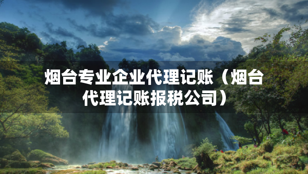 煙臺專業(yè)企業(yè)代理記賬（煙臺代理記賬報稅公司）