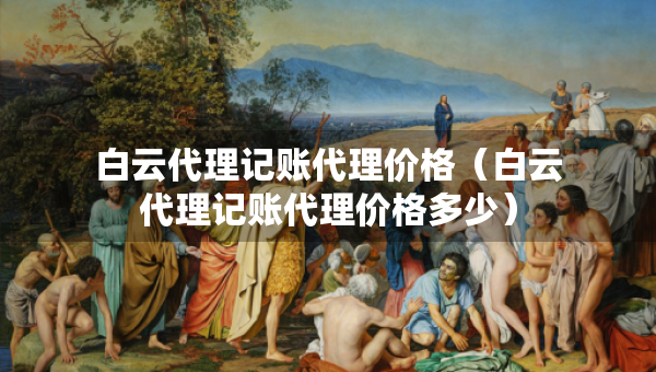 白云代理記賬代理價(jià)格（白云代理記賬代理價(jià)格多少）