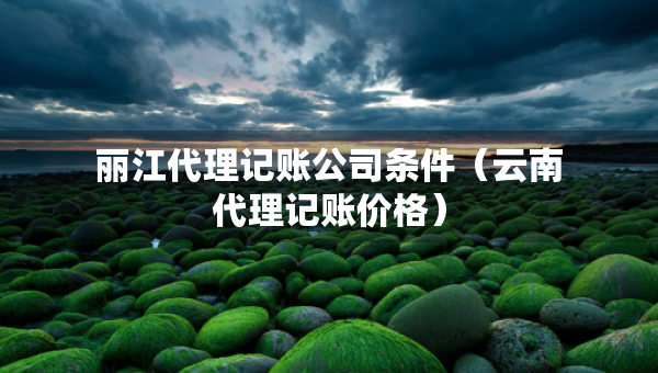 麗江代理記賬公司條件（云南代理記賬價格）