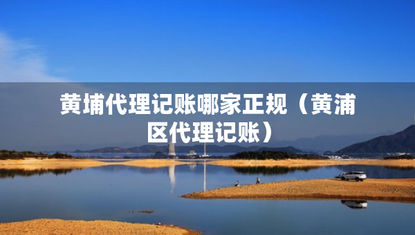 黃埔代理記賬哪家正規(guī)（黃浦區(qū)代理記賬）