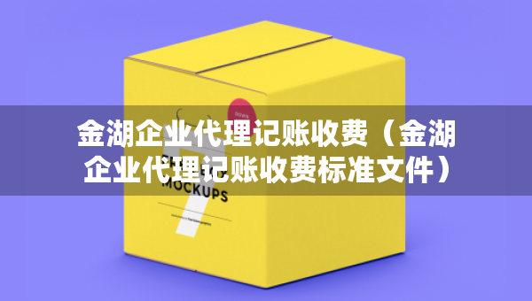 金湖企業(yè)代理記賬收費（金湖企業(yè)代理記賬收費標準文件）