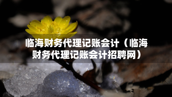 臨海財務(wù)代理記賬會計（臨海財務(wù)代理記賬會計招聘網(wǎng)）