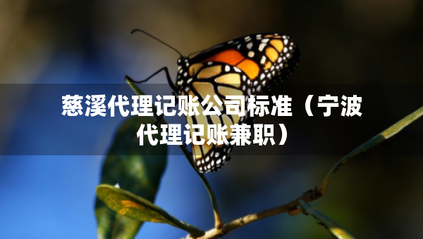 慈溪代理記賬公司標(biāo)準(zhǔn)（寧波代理記賬兼職）