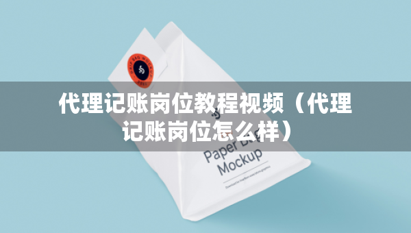 代理記賬崗位教程視頻（代理記賬崗位怎么樣）