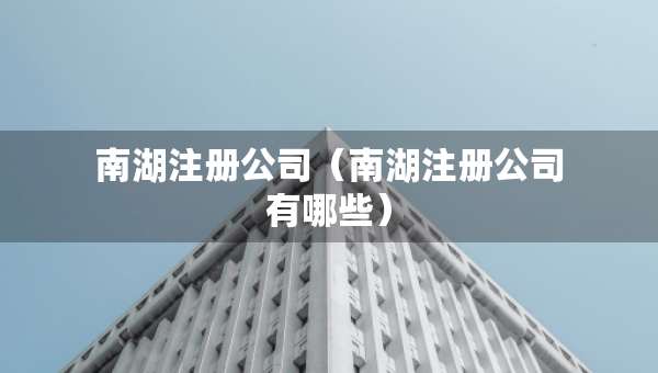 南湖注冊(cè)公司（南湖注冊(cè)公司有哪些）