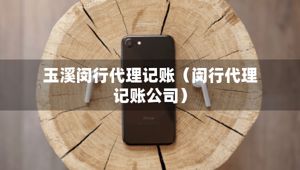 玉溪閔行代理記賬（閔行代理記賬公司）