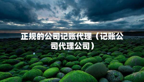 正規(guī)的公司記賬代理（記賬公司代理公司）