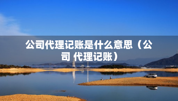 公司代理記賬是什么意思（公司 代理記賬）