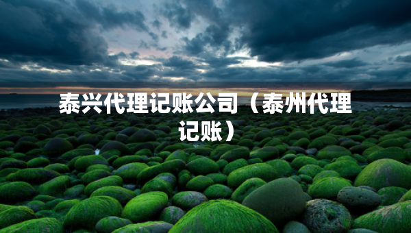 泰興代理記賬公司（泰州代理記賬）