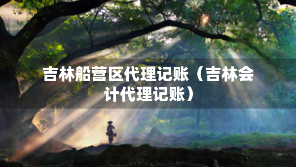 吉林船營區(qū)代理記賬（吉林會計代理記賬）