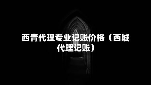 西青代理專業(yè)記賬價(jià)格（西城代理記賬）