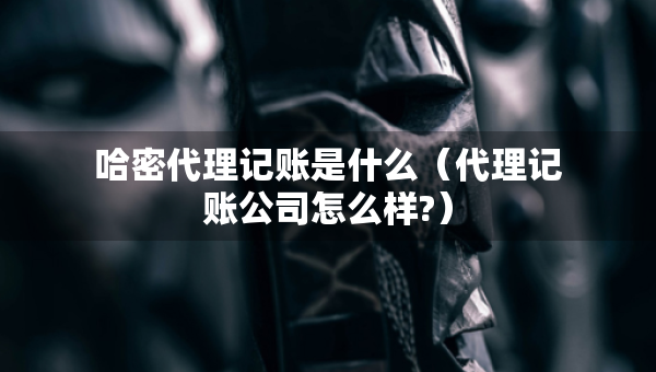 哈密代理記賬是什么（代理記賬公司怎么樣?）