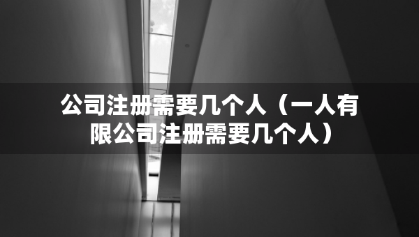 公司注冊(cè)需要幾個(gè)人（一人有限公司注冊(cè)需要幾個(gè)人）