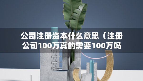 公司注冊資本什么意思（注冊公司100萬真的需要100萬嗎）