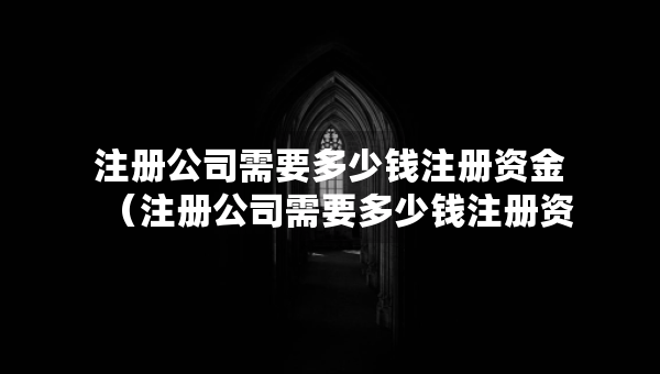 注冊公司需要多少錢注冊資金（注冊公司需要多少錢注冊資金?用不用抵押什么）