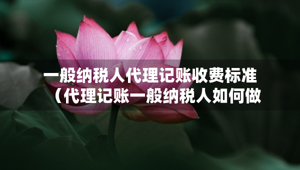 一般納稅人代理記賬收費(fèi)標(biāo)準(zhǔn)（代理記賬一般納稅人如何做賬）