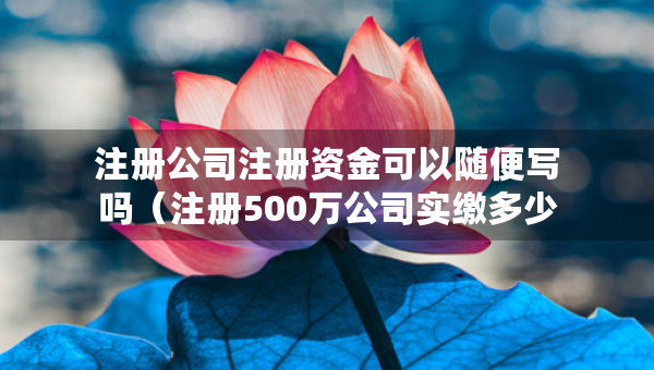 注冊(cè)公司注冊(cè)資金可以隨便寫嗎（注冊(cè)500萬公司實(shí)繳多少錢）