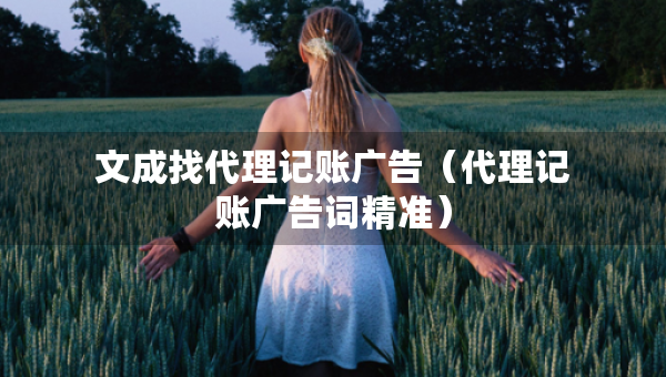 文成找代理記賬廣告（代理記賬廣告詞精準(zhǔn)）