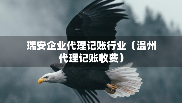 瑞安企業(yè)代理記賬行業(yè)（溫州代理記賬收費(fèi)）