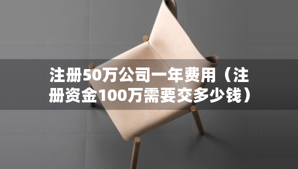 注冊50萬公司一年費用（注冊資金100萬需要交多少錢）