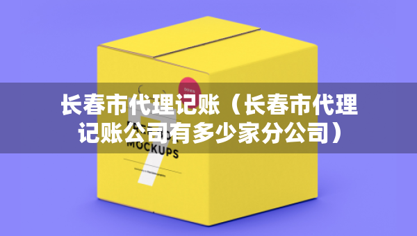 長春市代理記賬（長春市代理記賬公司有多少家分公司）