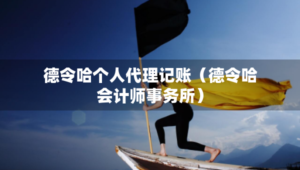 德令哈個(gè)人代理記賬（德令哈會(huì)計(jì)師事務(wù)所）