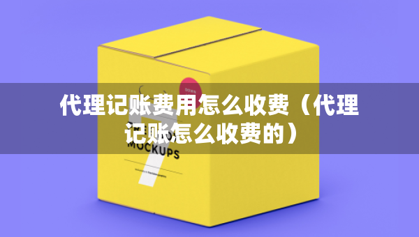 代理記賬費(fèi)用怎么收費(fèi)（代理記賬怎么收費(fèi)的）