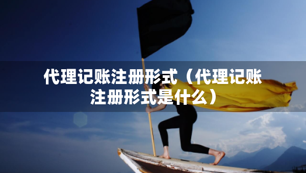 代理記賬注冊(cè)形式（代理記賬注冊(cè)形式是什么）