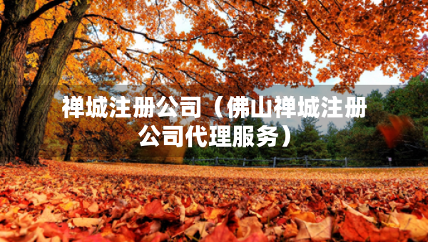 禪城注冊(cè)公司（佛山禪城注冊(cè)公司代理服務(wù)）