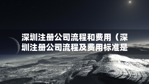 深圳注冊(cè)公司流程和費(fèi)用（深圳注冊(cè)公司流程及費(fèi)用標(biāo)準(zhǔn)是多少）