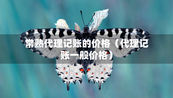 常熟代理記賬的價格（代理記賬一般價格）