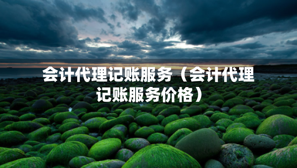 會(huì)計(jì)代理記賬服務(wù)（會(huì)計(jì)代理記賬服務(wù)價(jià)格）