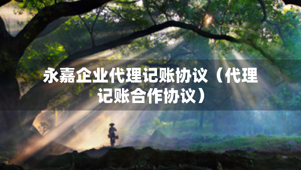 永嘉企業(yè)代理記賬協(xié)議（代理記賬合作協(xié)議）