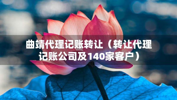 曲靖代理記賬轉(zhuǎn)讓?zhuān)ㄞD(zhuǎn)讓代理記賬公司及140家客戶(hù)）