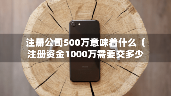 注冊公司500萬意味著什么（注冊資金1000萬需要交多少錢）