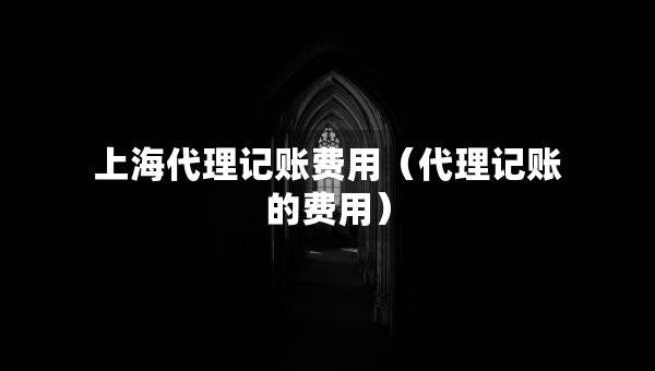 上海代理記賬費(fèi)用（代理記賬的費(fèi)用）