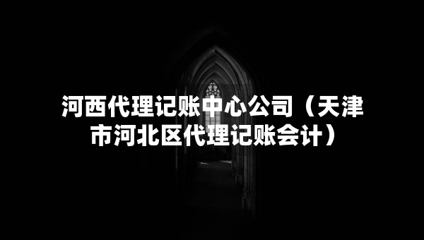 河西代理記賬中心公司（天津市河北區(qū)代理記賬會(huì)計(jì)）