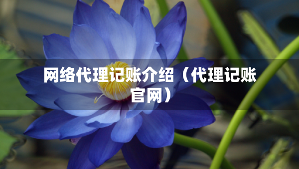 網(wǎng)絡(luò)代理記賬介紹（代理記賬官網(wǎng)）